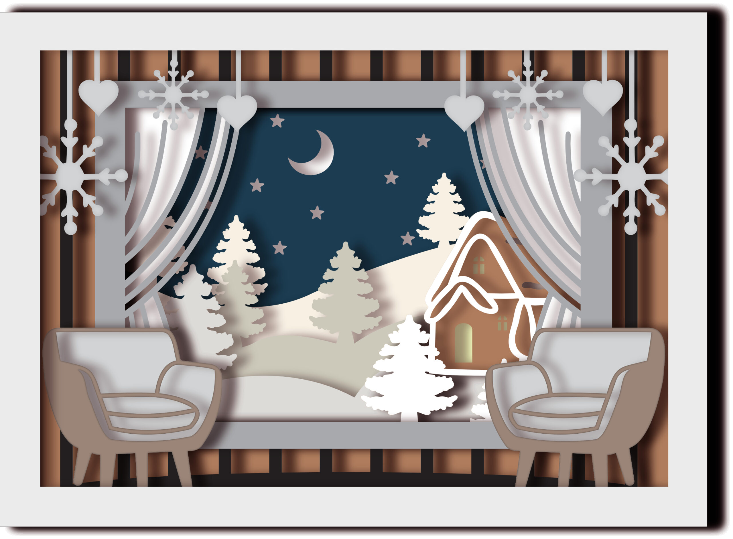 winter art 3d